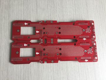 良い価格 赤いSoldermask HASL UL 94V0 FR4 PCBアセンブリ オンライン