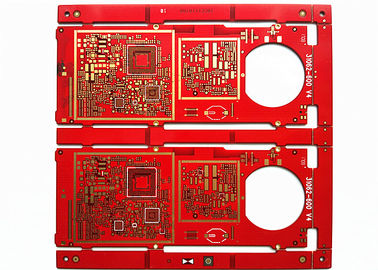 良い価格 HAL FR-4物質的で赤いSoldermask 2layer 2ozの液浸の金多層PCB板 オンライン