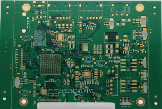 良い価格 4 層 2 OZ FR4 印刷電子回路板 ENIG 表面 黒 SOLDMASK プロトタイプ pcb 工場 オンライン